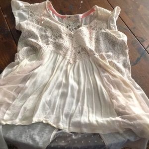 Cute off white blouse